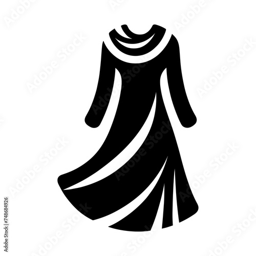"The Arabian Abaya Icon Represents A Vector Of Islamic Culture, Blending The Hijab, Veil, And Abaya In A Symbol Revered By Muslim Women."