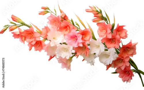 Graceful Spike Bouquet on white background