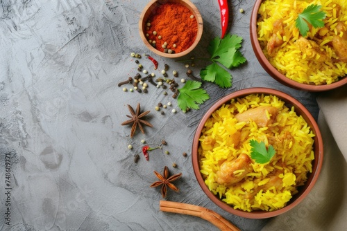 Yellow Rice with Flavorful Ingredients
