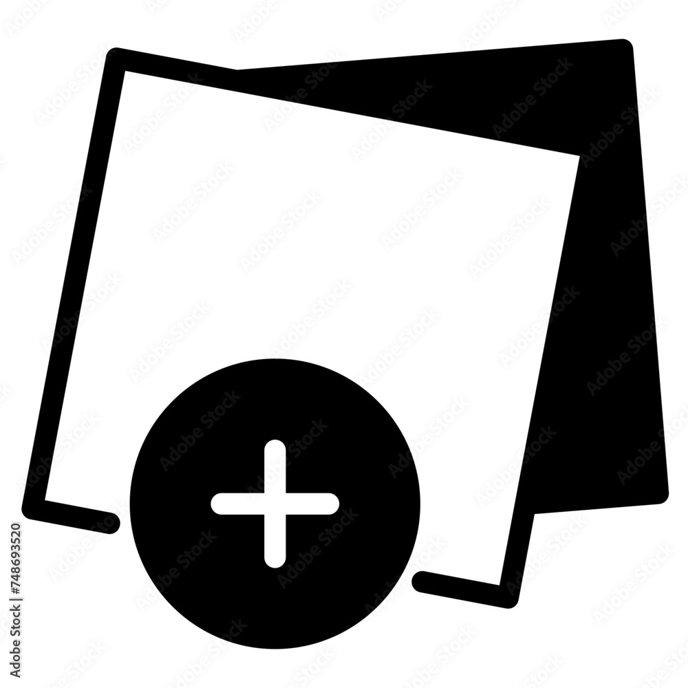 Add new list icon vector file document with plus symbol, create new report icon add to lists sign Add new list icon vector file document with plus symbol, create new report icon add to lists sign