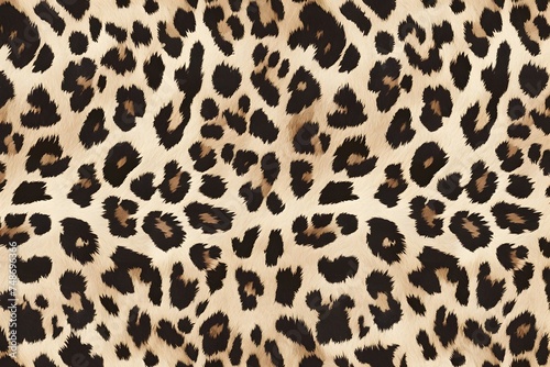 Detailed and vibrant leopard pattern, perfect for adding a touch of wild and exotic flair to your design projects.