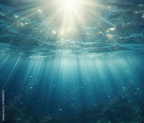 ocean underwater landscape sea
