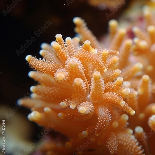 corals bright background.