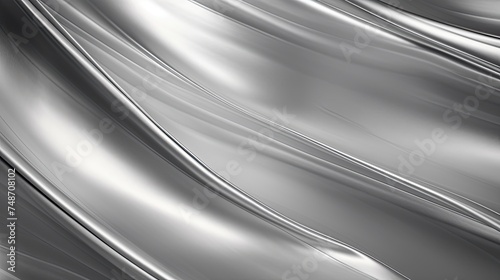 Metal Texture Background. Smooth Metallic Silver Abstract Texture Background Design for Banner or Website