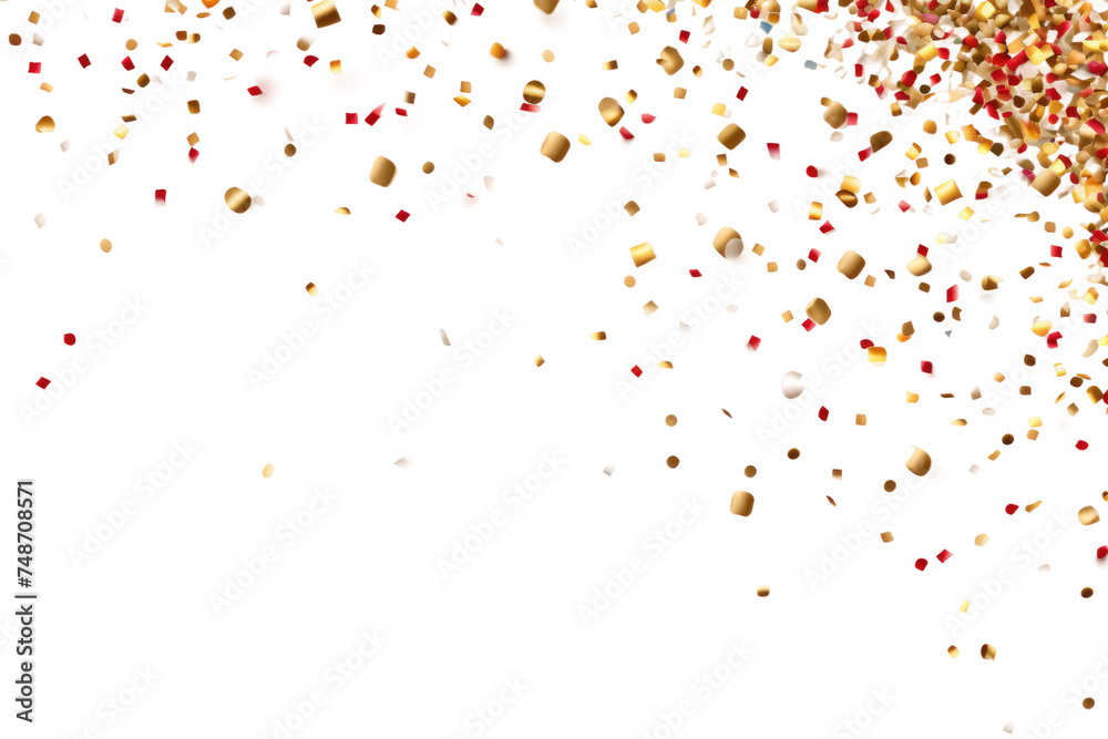 Festive Confetti Poppers Pack PNG with Transparent Background