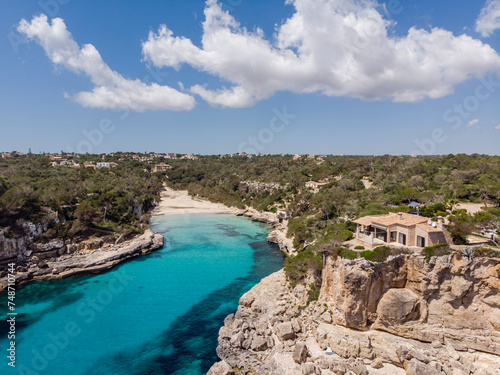 Cala Llombards, Santanyi, Mallorca, Balearic Islands, Spain