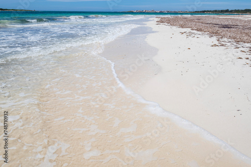 Es Carbo beach, Ses Salines, Mallorca, Balearic Islands, Spain photo