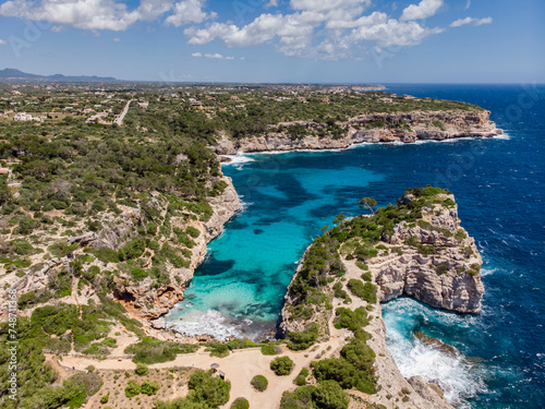 Caló des Moro, Santanyí , Mallorca, Balearic Islands, Spain