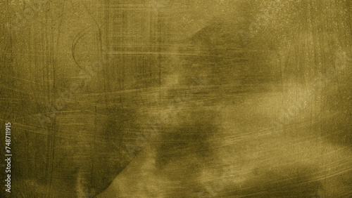 Cement wall background with reflection mixed with traces of scratches with a light yellow-golden, dark-gray gradient. For backdrops, Halloween, banners, posters, grunge.