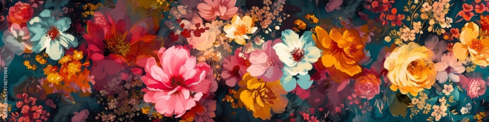 floral background. floral background.