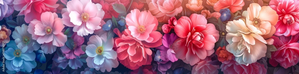 floral background.