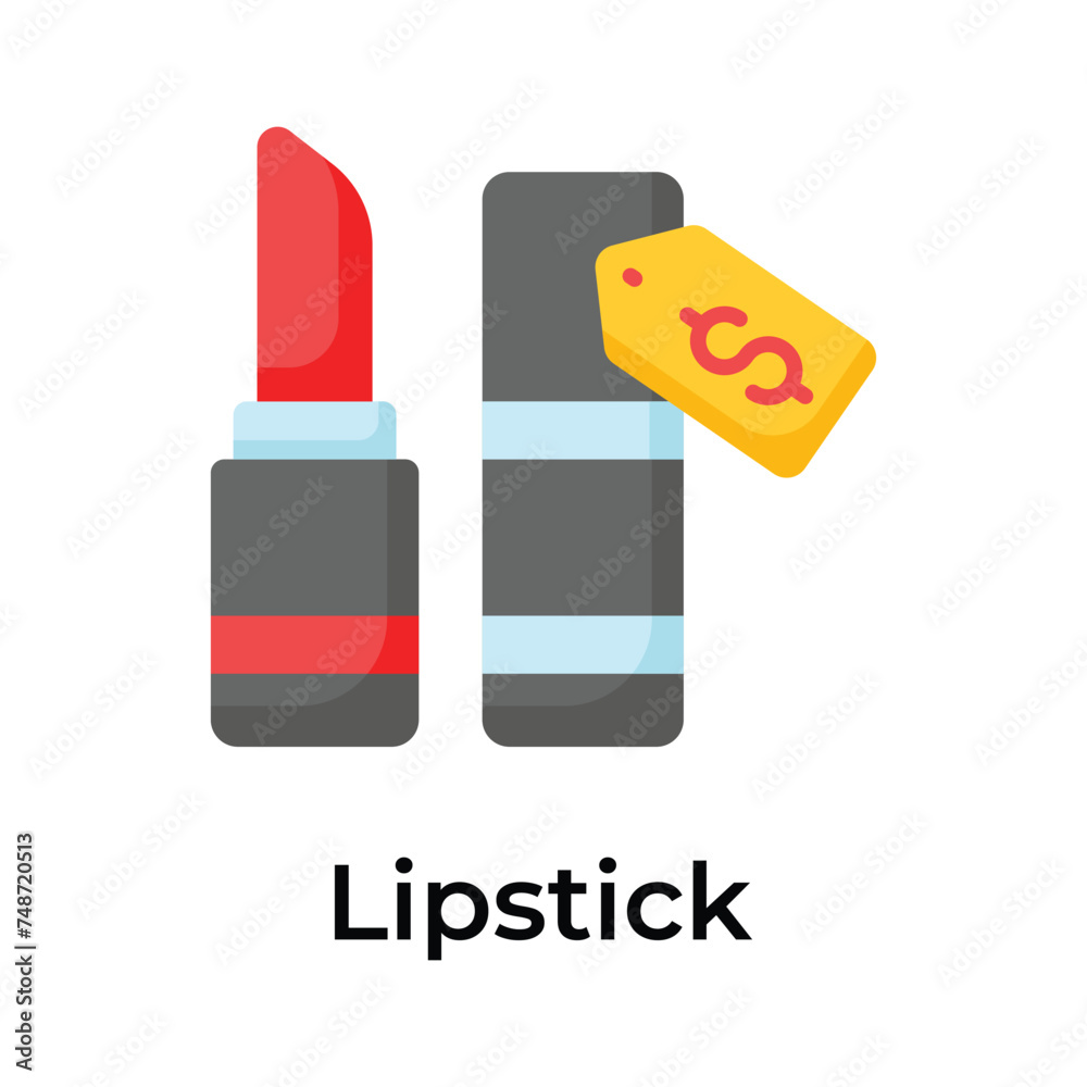 Get hold on this editable icon of lipstick, makeup accessory Get hold on this editable icon of lipstick, makeup accessory