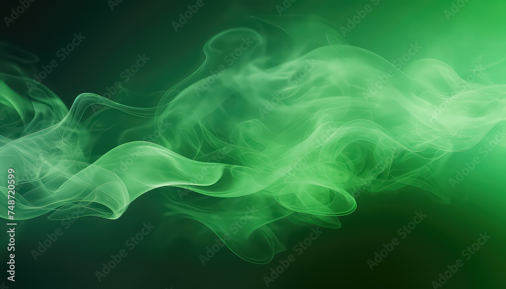 Obraz premium Green Poison Gas Smog , Environmental eco safe Conservation