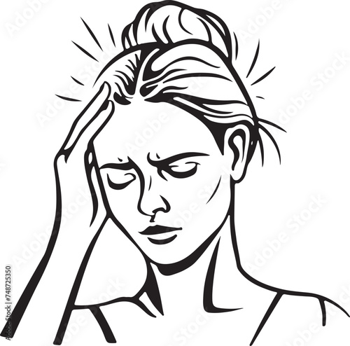 Woman With Headache.eps