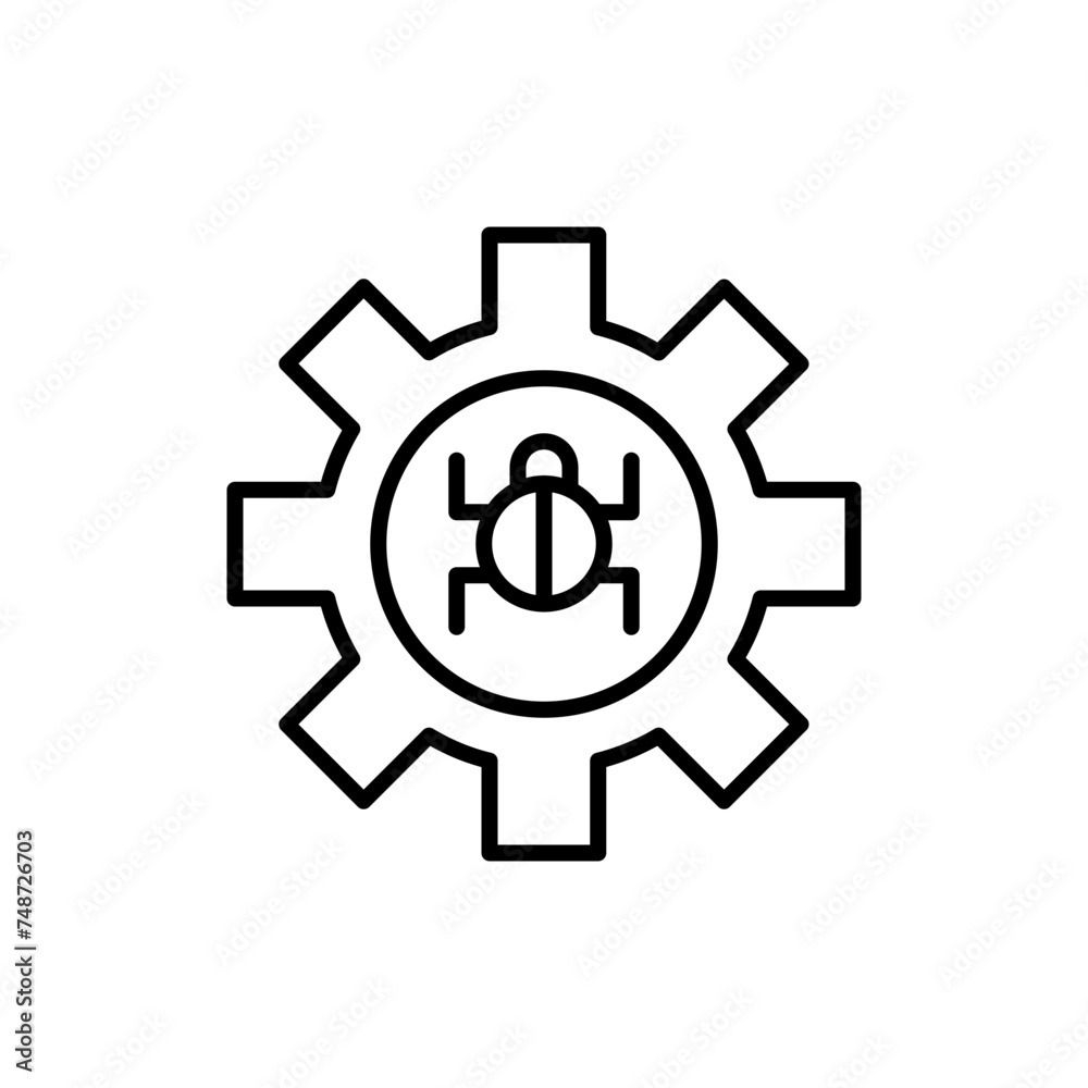Virus configuration outline icons, minimalist vector illustration ,simple transparent graphic element .Isolated on white background Virus configuration outline icons, minimalist vector illustration ,simple transparent graphic element .Isolated on white background
