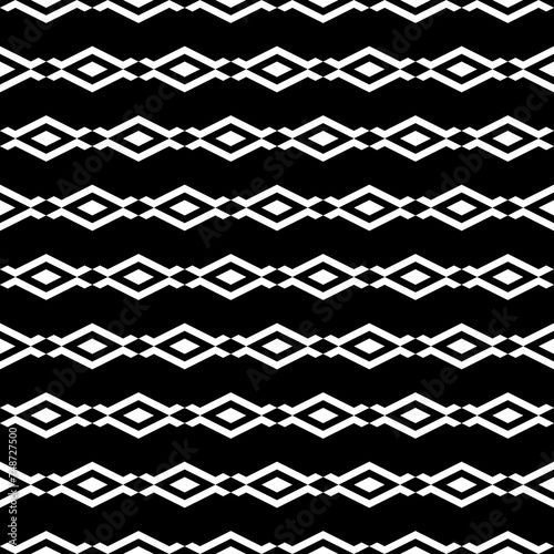 Seamless pattern. Rhombuses, figures ornament. Ethnic motif. Geometric backdrop. Shapes background. Digital paper, textile print, web design, abstract. Diamonds, shapes wallpaper. Vector artwork