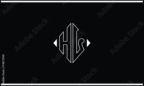 HL, LH, H, L, Abstract Letters Logo Monogram photo