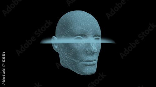 face scanner augmented reality Advance HUD control center. Graphic Dashboard Head-up display and Futuristic User Interface GUI, UI. FUI. Virtual reality game screen in terface template, mockup. 