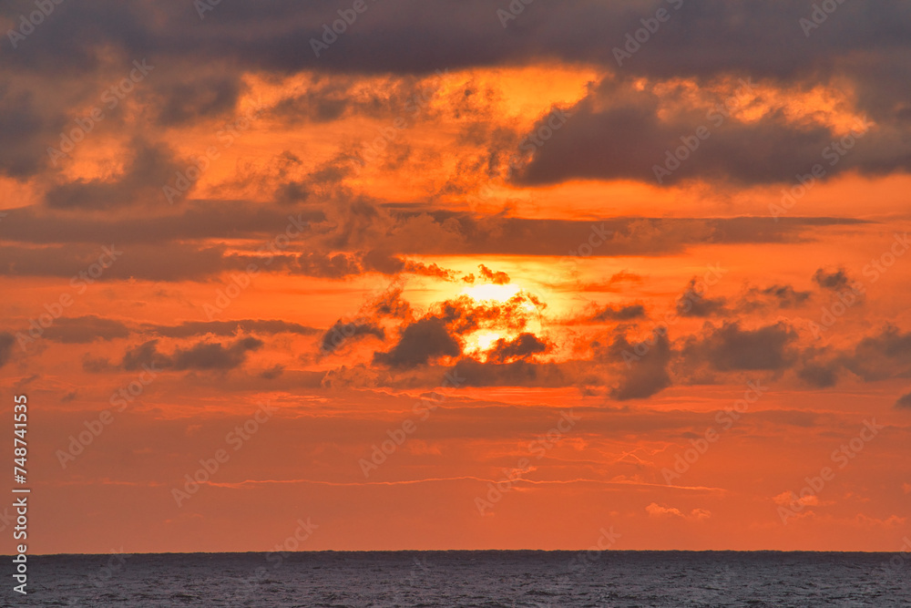 Fototapeta premium sunrise at Sea Ranch beach, Indialantic Florida