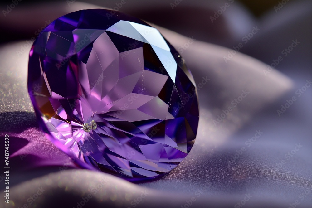 It is a clear and transparent purple gem, an amethyst symbol of peace and integrity.
generative ai It is a clear and transparent purple gem, an amethyst symbol of peace and integrity.
generative ai