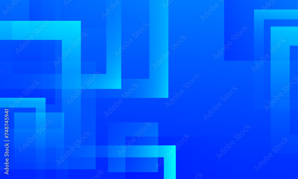 Blue geometric background. Vector illustration