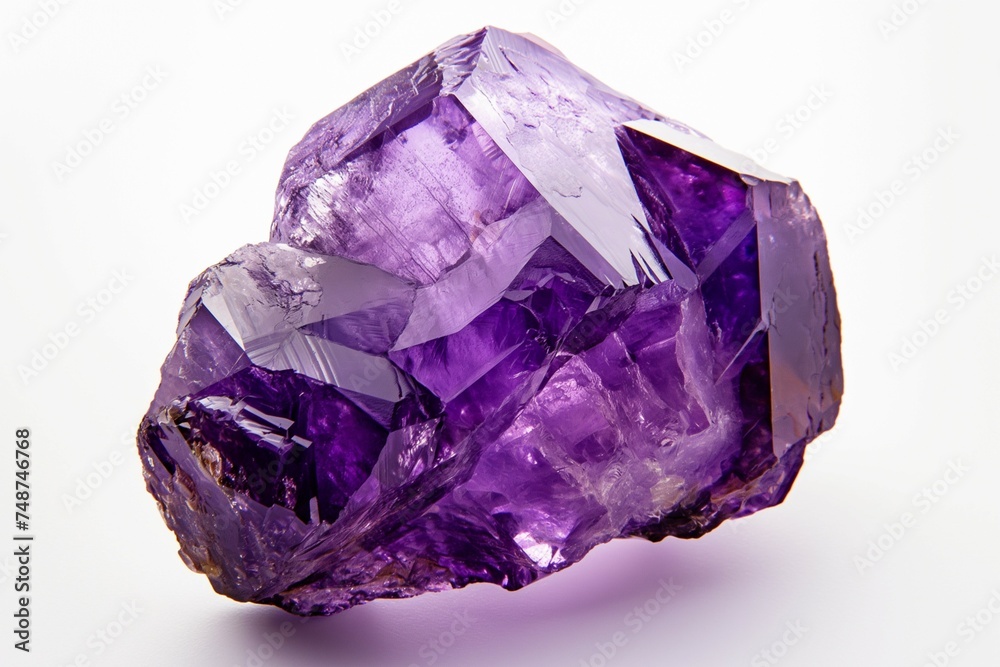 It is a clear and transparent purple gem, an amethyst symbol of peace and integrity.
generative ai