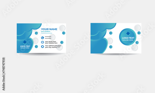 Eye catching business card for basic , online, professional, tips as well as business with own business card