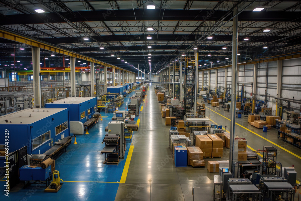 Production industry equipment at manufacturing buildings Production industry equipment at manufacturing buildings