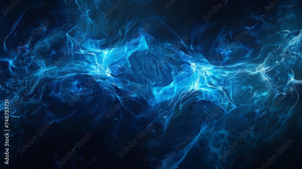 Abstract blue on black digital background Abstract blue on black digital background