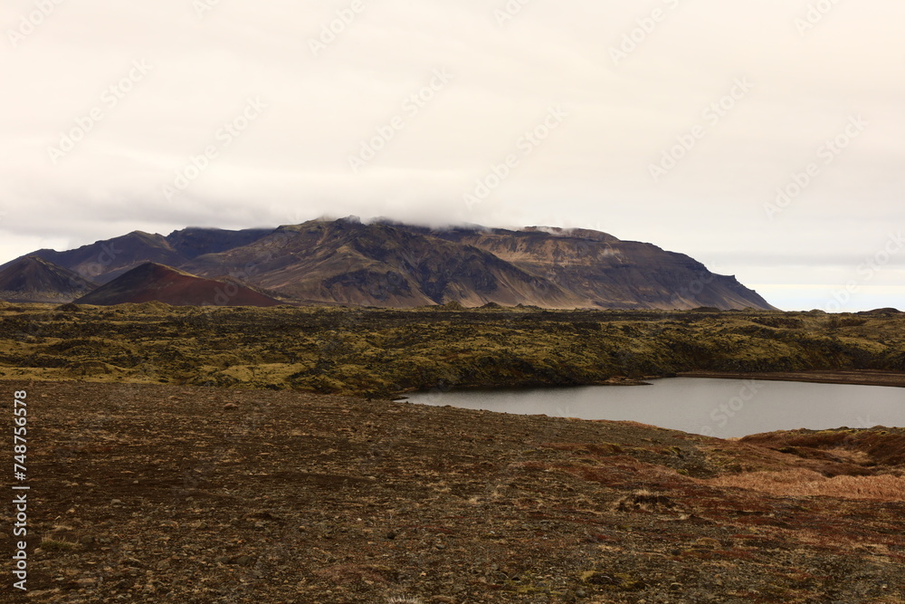 Selvallavatn is a volcanic lake located in the Snaefellsnes peninsula, Iceland