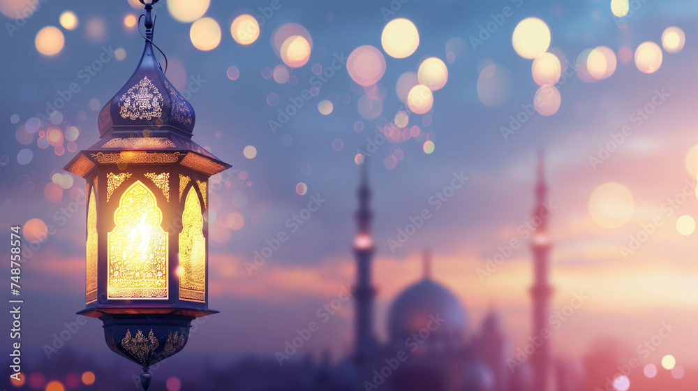 Islamic background for ramadan banner