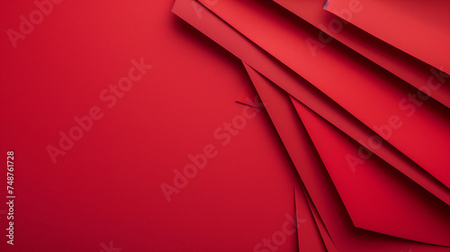 Red background with copy space