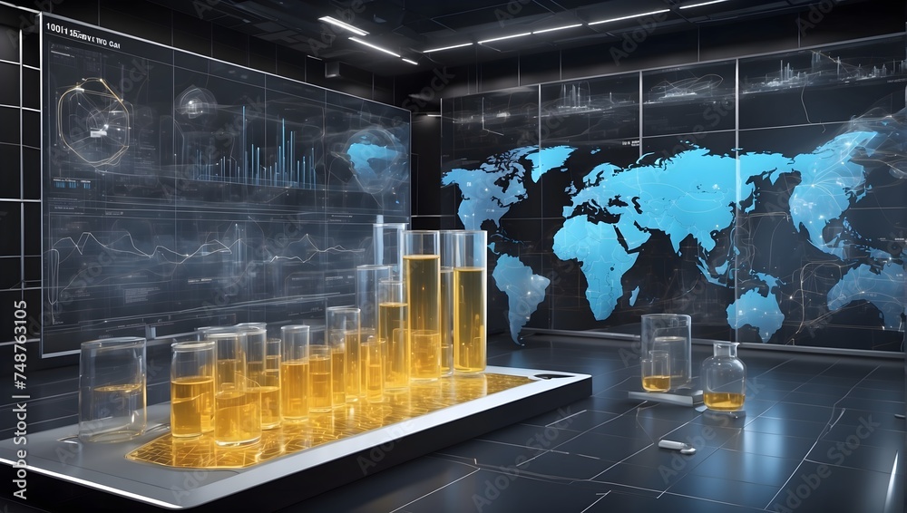 Oil production infrastructure merges with virtual data in a wide ...