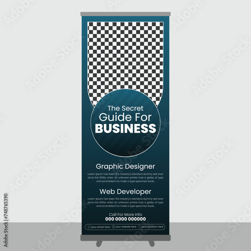 Modern Roll Up Banner Design 