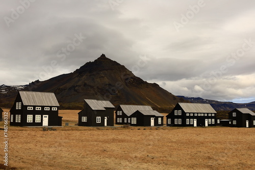 The Snæfellsjökull National Park  is a national park of Iceland located in the municipality of Snæfellsbær the west of the country © marieagns