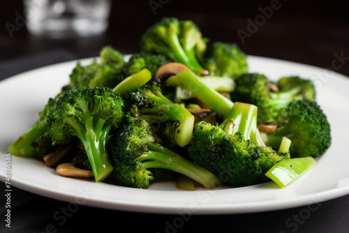 Stir fry broccoli generative AI