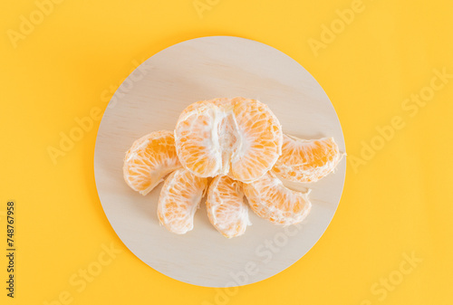 Cascos de mandarina