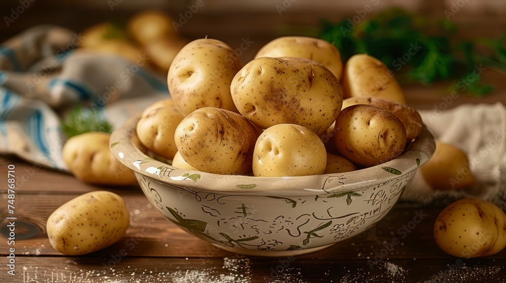 A Bowl Brimming with the Freshness of Spring Potatoes A Bowl Brimming with the Freshness of Spring Potatoes