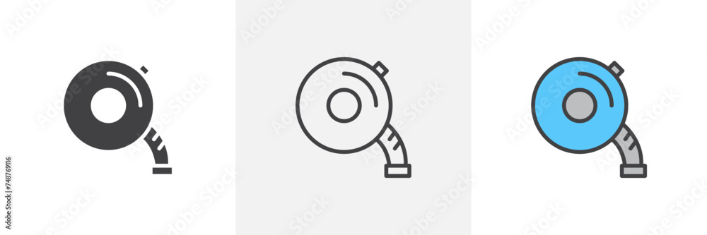 Measuring Tape Isolated Line Icon Style Design. Simple Vector Illustration Measuring Tape Isolated Line Icon Style Design. Simple Vector Illustration