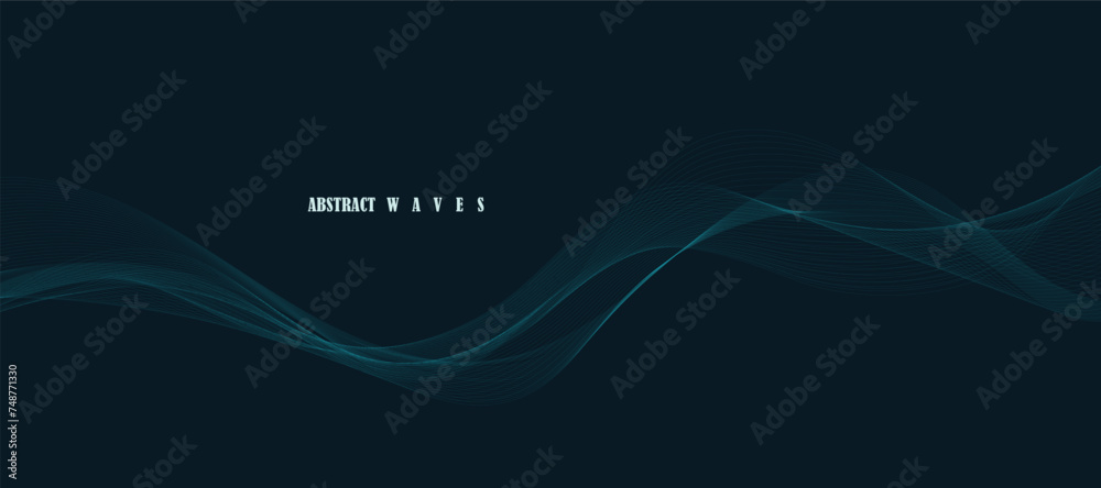 abstract blue wave background abstract blue wave background