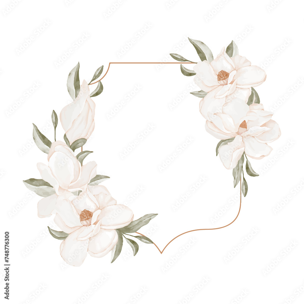 Wedding wreath of flowers and leaves Wedding wreath of flowers and leaves