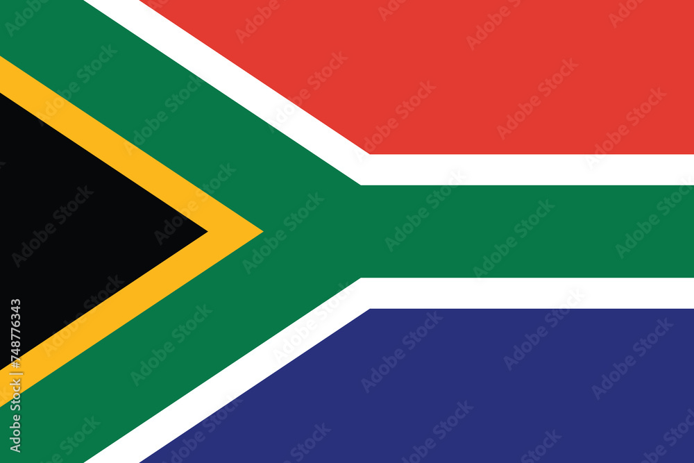 national flag of the Republic of South Africa national flag of the Republic of South Africa