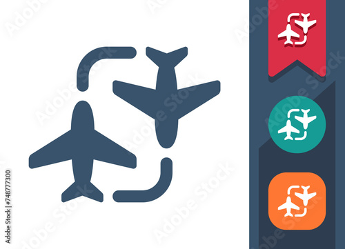 Planes Icon. Plane, Airplane, Flight