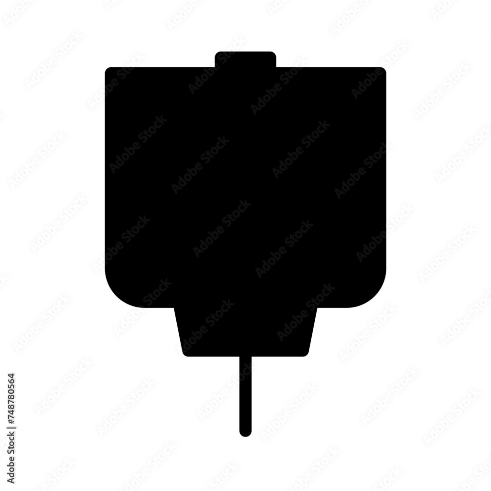 Fototapeta premium Blood Donation Packet Glyph Icon