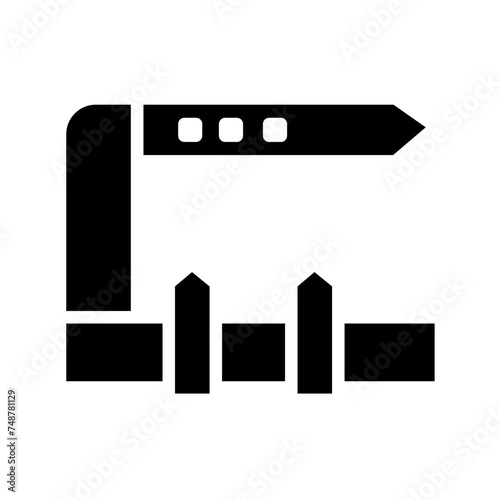 Belt Bullet Cowboy Glyph Icon