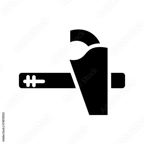 Belt Bullet Cowboy Glyph Icon