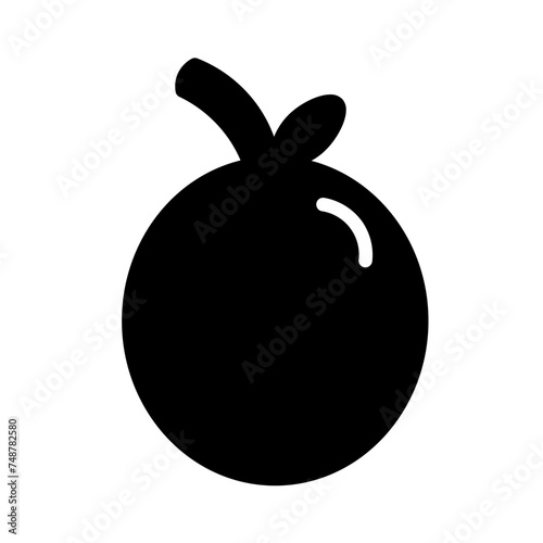 Chinese Fruit New Glyph Icon
