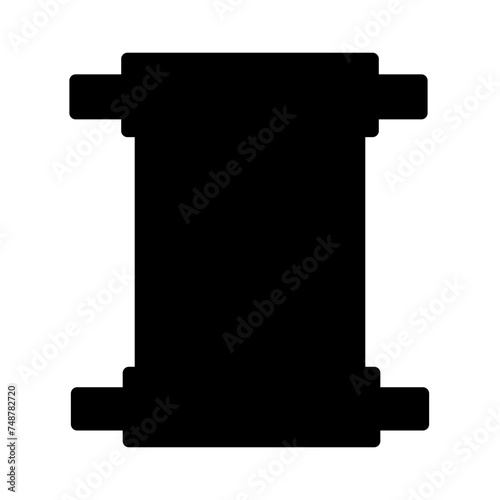 Missive New Year Glyph Icon