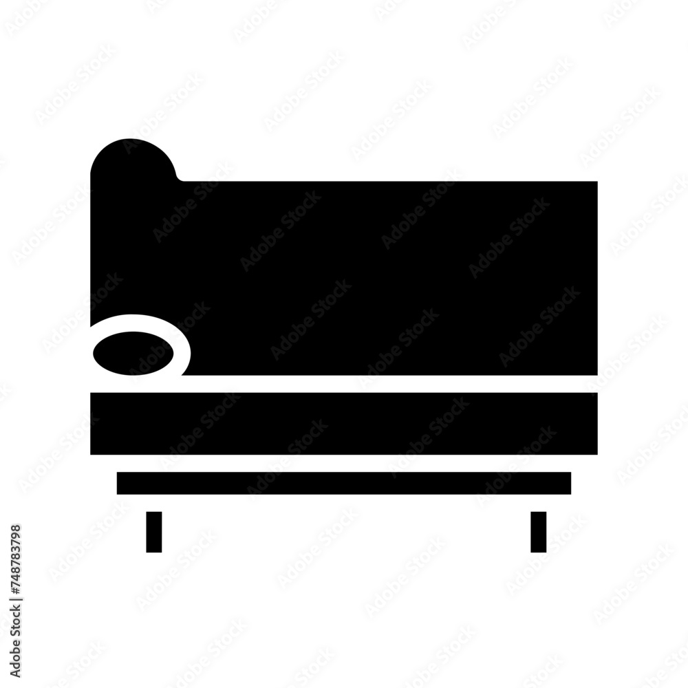 Households Roman Sofa Glyph Icon Households Roman Sofa Glyph Icon