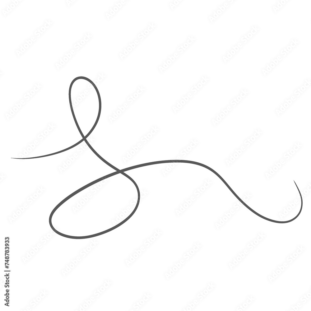 Grey Squiggle Doodle Line Grey Squiggle Doodle Line
